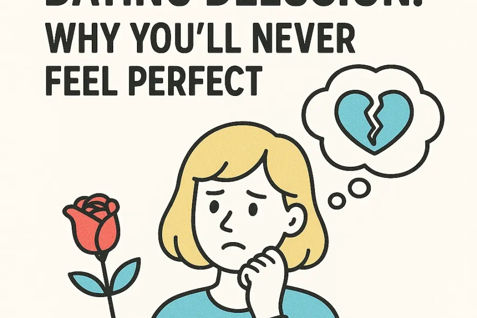 The "I'm Not Ready Yet" Dating Delusion: Why You'll Never Feel Perfect